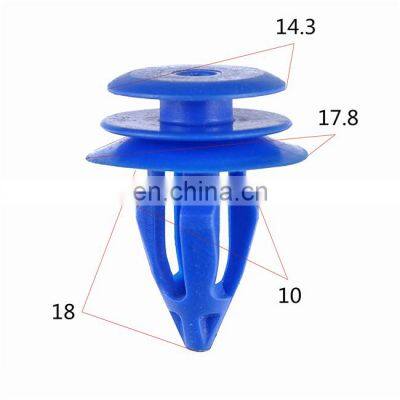 Wholesale plastic clip car roof door panel round head fixing clip car fastening plastic rivet clips