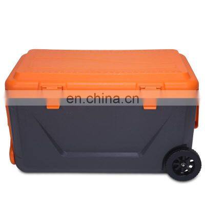 portable hiking outdoor camping modern sample beer trolley wild portable fishing cooling camping beer cooler box ice small