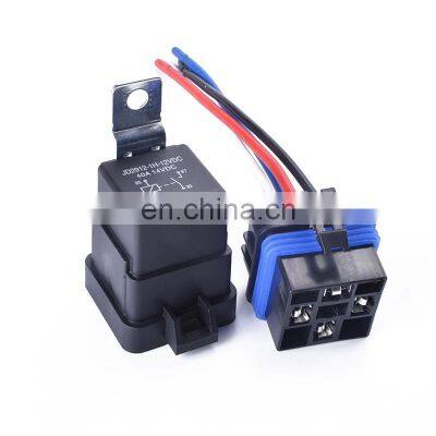 Automobile Relay Waterproof Integrated Wired DC12V 40A 5Pin 4pin Auto Relay With 105mm Length Wires car relay