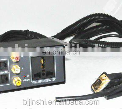 Power Data Outlet Universal Plug for Desk Conference Table Connection Box photo-3