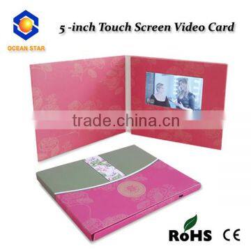 5Inch LCD Video Card with Touch Panel