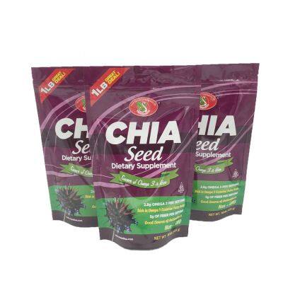 Customized Resealable Matte Frosted Stand Up Doypack Pouches Powder Packaging Loose Moringa Flower Tea Leaf Plastic Bags photo-5