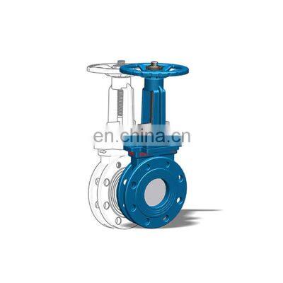 Tyco China Manufacturer  Double Flange Manual Knife Gate Valve