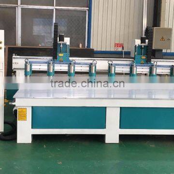 8 spindle cnc router multi head cnc router high efficiency cnc router