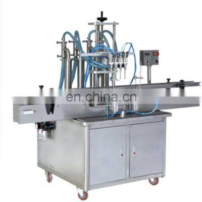 4 heads automatic linear water bottol filling machin machine automatic for juice oil