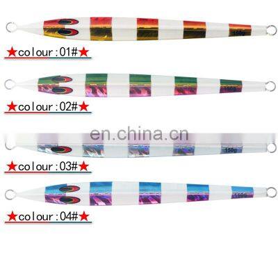 Hot Selling 150g 19cm Hard Fishing Lure Slow Pitch Jigs Speed Metal Jig Lure