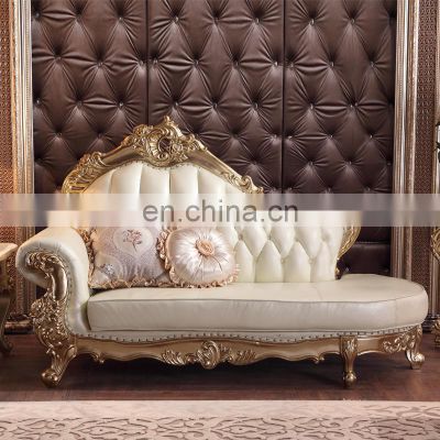 New arrival classic living room leather sofa Antique sofa set furniture