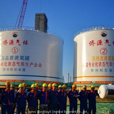 Atmospheric Single Containment Storage Tank up to 50,000 m3 for LNG, LOX, LIN, LAR, LCO2, LN2O LC2H4