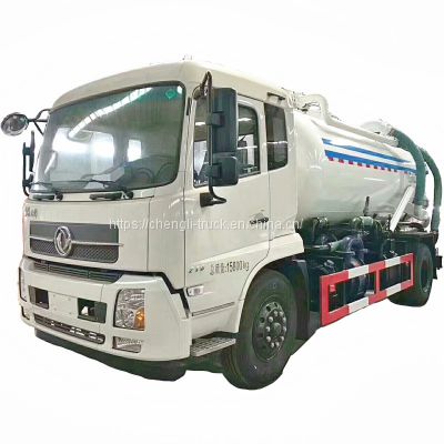 Dongfeng KINGRUN 4x2 4x4 12cbm 12000 liters sewage suction tanker truck