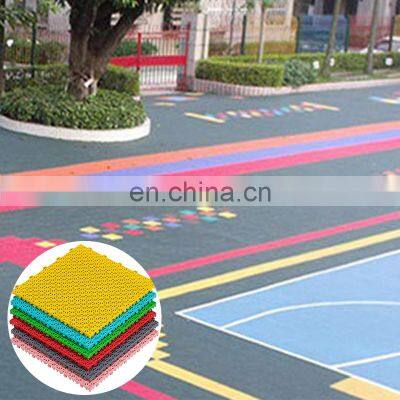 CH New Product Plastic Easy To Clean Solid Drainage Waterproof Vented Removeable Modular 25*25*1.3cm Garage Floor Tiles