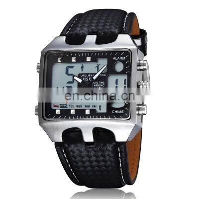 OHSEN Men AD0930 Sport Watches Analog Digital Quartz 3ATM Waterproof Dive Fashion Military Watch Relogio Male Clock