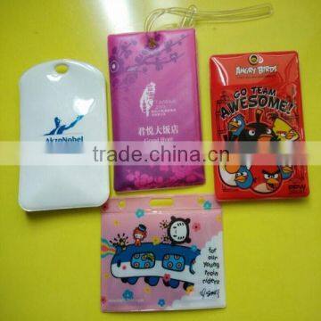 Promotional Custom Printing Fashion Soft PVC Card Holder,business card wallet