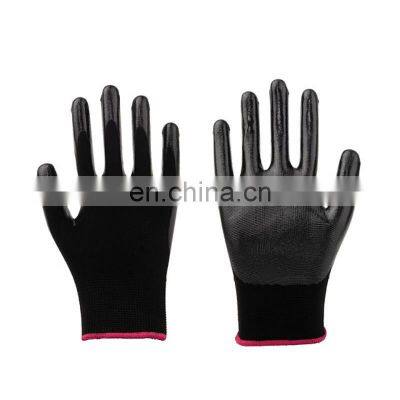 Hot Sale Custom Latex Coated Polyester Knit Anti-static Anti Slip Grip Heavy Duty Working Protective Gloves photo-3
