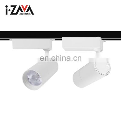 Modern Surface Mounted Indoor White Aluminum Cob 15w 25w 35w Led Track Light