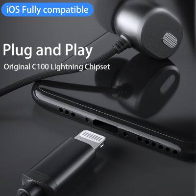 Good Quality Direct Link Gloss Stereo Lightning Iphone I12 Headphones Iphone 7 White With Microphone photo-3