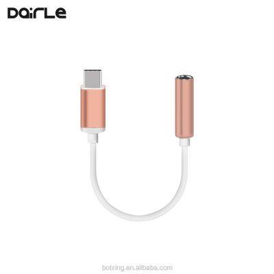 Metal USB C to 3.5mm Headphone Jack Adapter Type C Aux Audio Cable Converter for Huawei P40/P40Pro photo-4