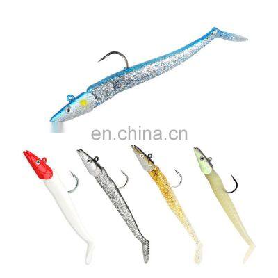 JOHNCOO Jig Head Lure Fishing Lure Soft Bait 1pcs 128mm 19g Wobblers Carp Fishing Soft Lures Silicone Bait Seabass photo-2
