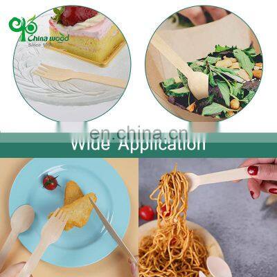 Yada Reasonable Price Supplies 140mm Wood Cutlery Sets Of Spoons Disposable Wooden Set photo-3