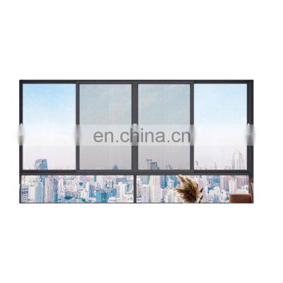 JYD Tempered Glass Sliding Window Reasonable Steel Fly Screen Mosquito Netting Aluminium Sliding Windows