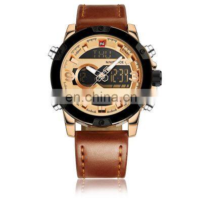 Naviforce 9097 men LED Digital Quartz Watch 30M Waterproof Wristwatches Relogio Masculin