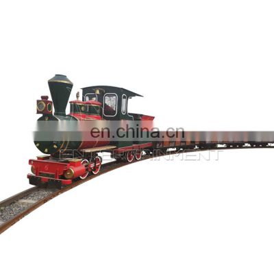 Scenic battery 24 person tourist track train for sale