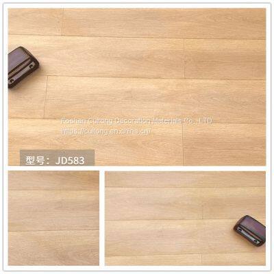 Wood grain floor four side sealing wax moisture-proof manufacturers direct sales laminate flooring hotel engineering commercial 9mm composite wood flooring