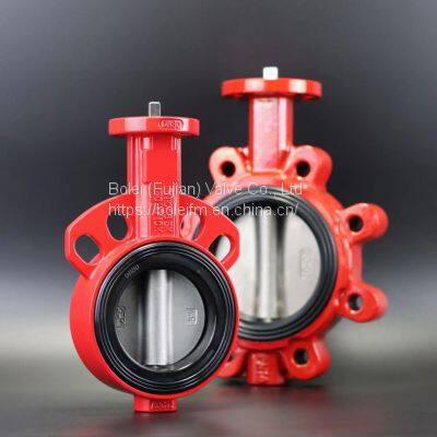 SG10 Aluminum Alloy Manual Butterfly Valve, Stainless Steel Wafer Type Butterfly Valve photo-2