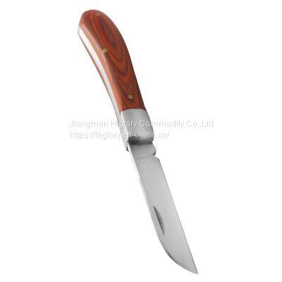 Grafter Foldable Garden Grafting Rosewood Handle Grafting Knife Cutter Knife Pruning photo-2