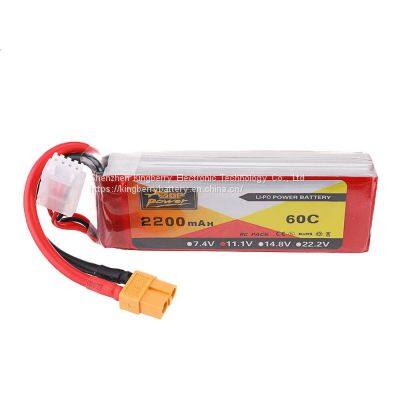 Aircraft Remote Control 6000mAh 2S3S 4S6S 7.4V 11.1V 45C High Rate Power Lithium Battery for Car RC Model photo-3