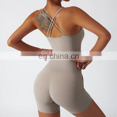 Shorts Set Women Custom High Waist Gym Active Wear Shorts Two Piece Shorts Workout Set Woman Biker Short Set 2023 photo-2