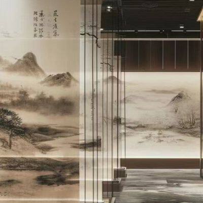 New Chinese Wall Cloth Mural Decoration Hanging Painting Customization photo-4