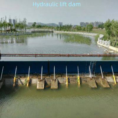 Flood control water storage rubber dam filled with air rubber dam