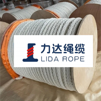 12 Strand White UHMWPE Mooring Rope for Tugboats Ropes LDMAX-12 photo-3