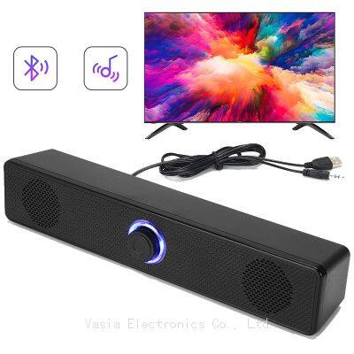 Mega Bass BT Wireless Speaker Computer Sound Bar Home Theater Speakers PC TV Speaker