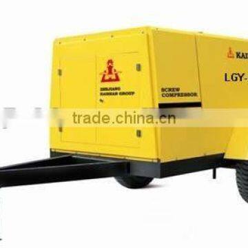 KAISHAN Brand Mining LGY-5.6/10 High efficiency and energy saving Motor driven portable screw air compressor