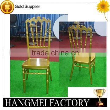 Aluminum wedding royal crown chair for sale