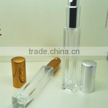 10ml thick wall cosmetic perfume glass bottle with pump sprayer