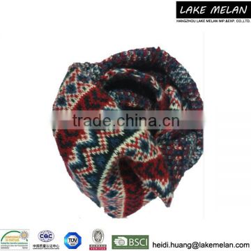 Best Seller Mohair Acrylic Knitted Infinity Scarf(Snood) For Men