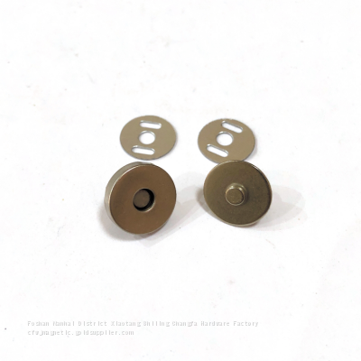 14MM matte nickel color magnetic button