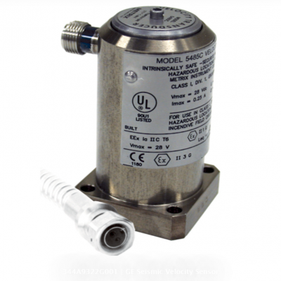 GE Industrial Vibration Transmitter 344A9322G001