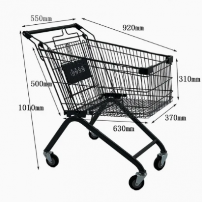 Premium German Stainless Steel Shopping Trolley for Easy Transport photo-3
