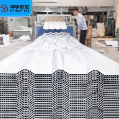 Wholesale Supplier Pvc Hollow Sheet Roof Tile Plastic Versatile Twinwall Roofing Sheets Upvc Roof photo-5