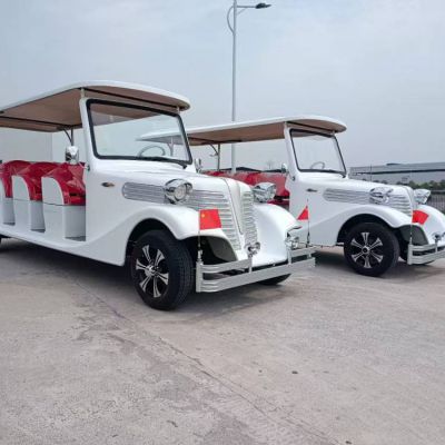 Newly Designed 11-seater Electric Vintage-style Sightseeing Limousine