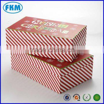 christmas packing two pieces zebra gift box