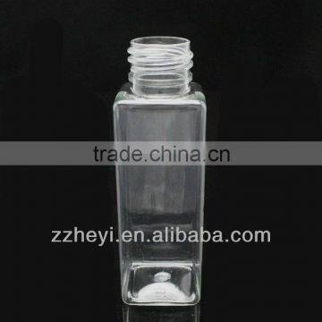 3oz 80ml Clear Square Pet Plastic Pump Bottle for Lotion Packaging photo-5