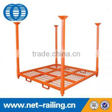 Heavy duty stacking storage metal tire rack