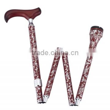 Taiwan Aluminum foldable and height adjuatable cane