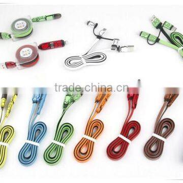 Colorful 3 in 1data Tranfer Usb Cable for Samsung Galaxy s6 photo-6