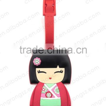 plastic pvc luggage tag