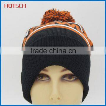 HIgh Quality Wholesale Knit Custom Acrylic Beanies photo-4